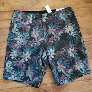 American Eagle Shorts Mens 36 Next Level Flex‎ Floral Tropical Chino